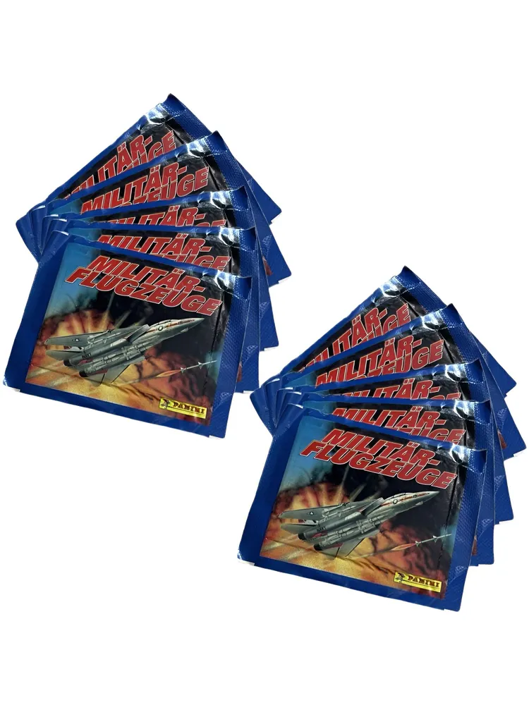 10 пакетиков PANINI Боевые самолеты, вариант