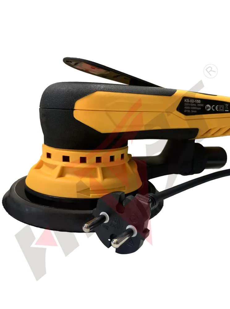 Затирочная машинка HYVST ks-02-150-2.5(ход 2.5мм) многофункциональный Электрическая эксцентриковая бесщеточная шлифмашинка, вариант, фото 3