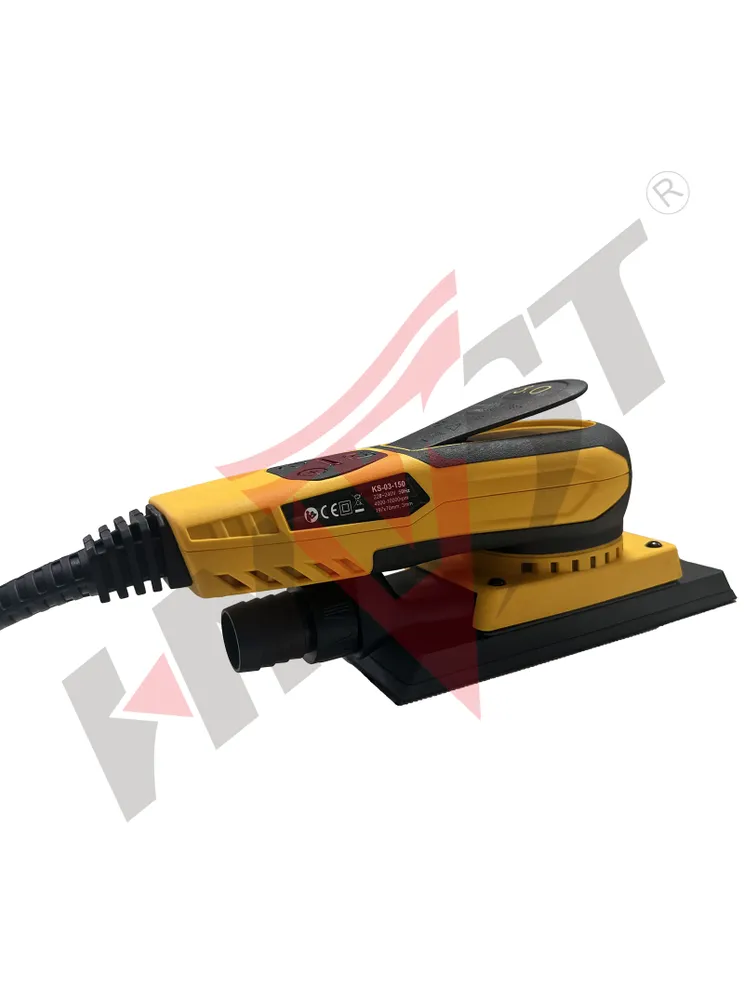 Затирочная машинка HYVST KS-03-150-3.0 (ход 3.0мм) случайный орбитальный шлифовальный электрический Бесщеточный, вариант, фото 5