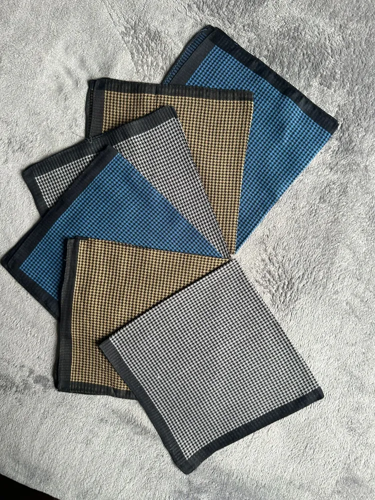 Носовые платки мужские, лен, 43х43 см, 6 штук, 43x43 см