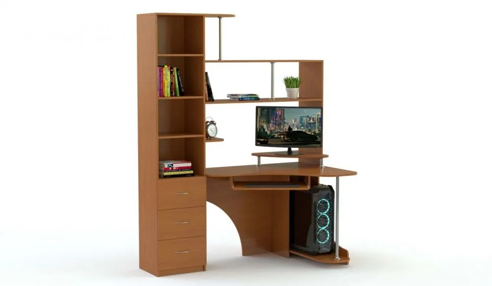 BestMebel Компьютерный стол, 220х100х200 см, 220x100x200 см, фото 3