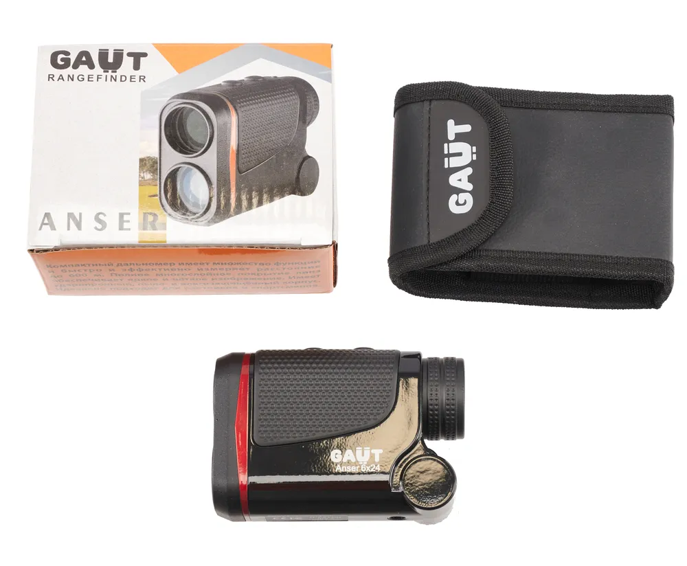 Лазерный дальномер Gaut Anser (без подсветки, 6x24, до 600 м), 6x24, 600 м