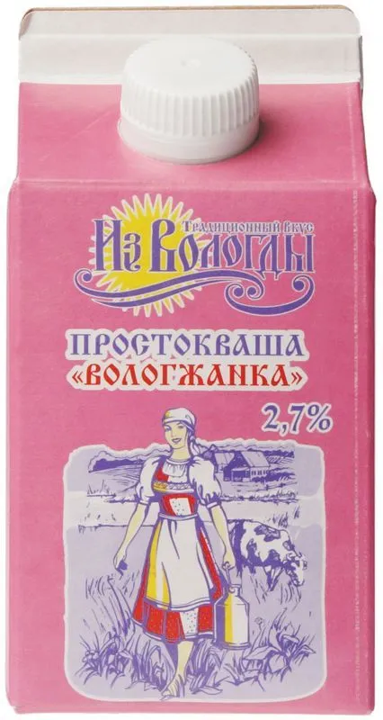 Простокваша Вологжанка 2.7% жир. 470г, 470 г