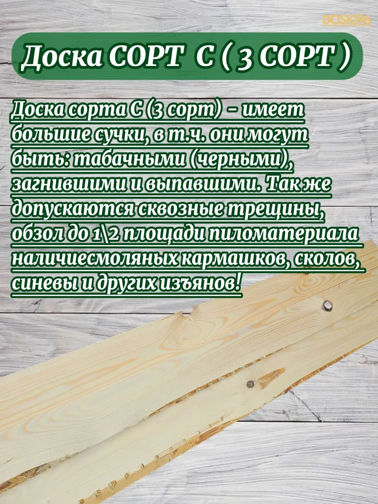 Доска строганная деревянная строительная 20х90х800мм СОСНА 3 штуки сорт С 3 сорт, 20x90x800 мм, фото 4