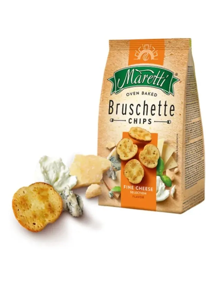 Брускетты - ломтики Maretti со вкусом Сырный микс, 70 г, 70 г, фото 2
