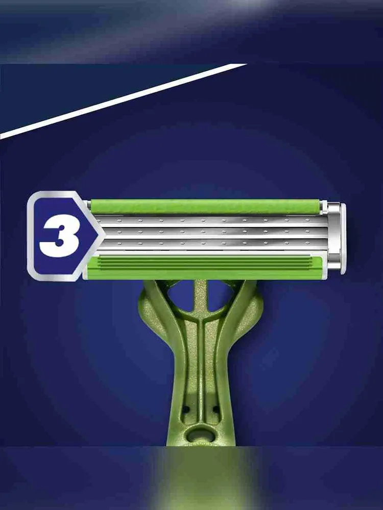 Станки для бритья Gillette Blue3 Simple Sensitive мужские одноразовые, бритвы с 3 лезвиями, набор 8 шт, 8 шт, фото 5