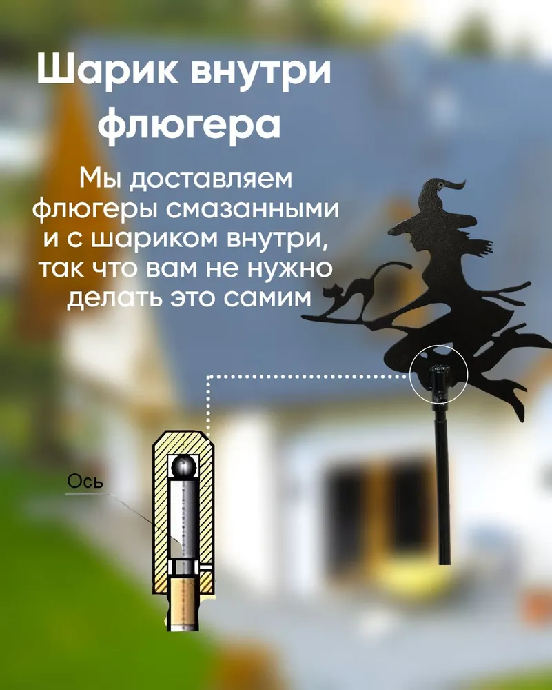 Флюгер "АИСТЫ", вариант, фото 6