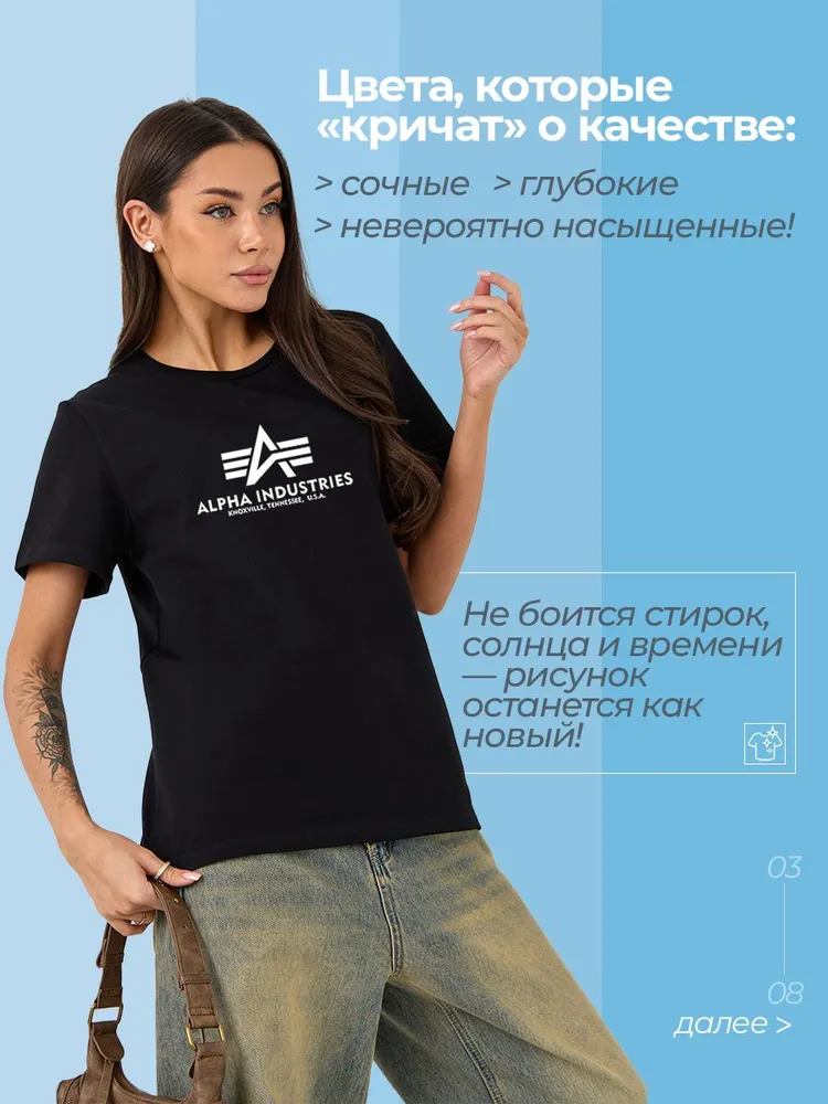 Футболка Футболка Alpha Industries 1 шт, 1 шт, фото 3