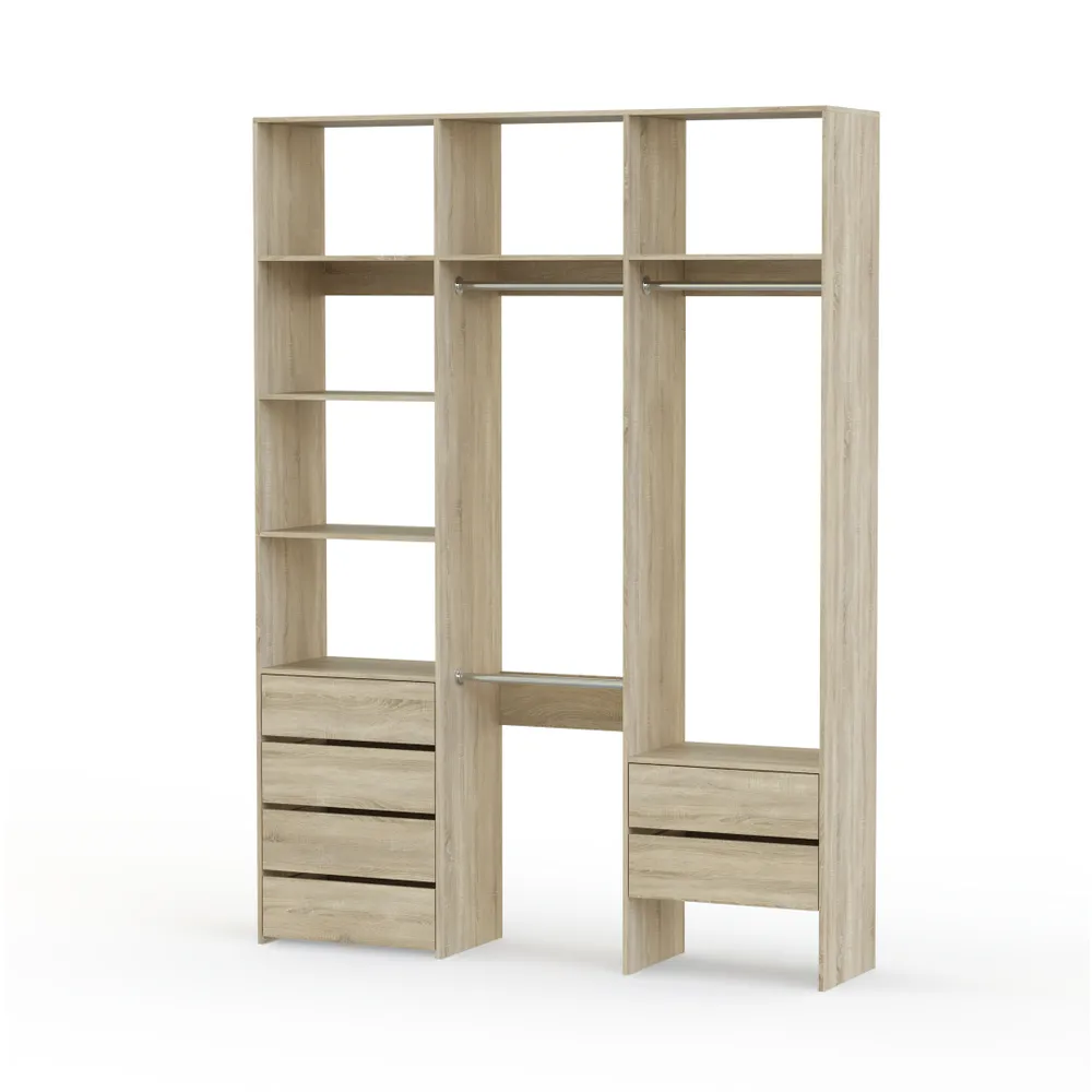 BestMebel Гардеробная система, ЛДСП, 155х55х230 см, 155x55x230 см, фото 3