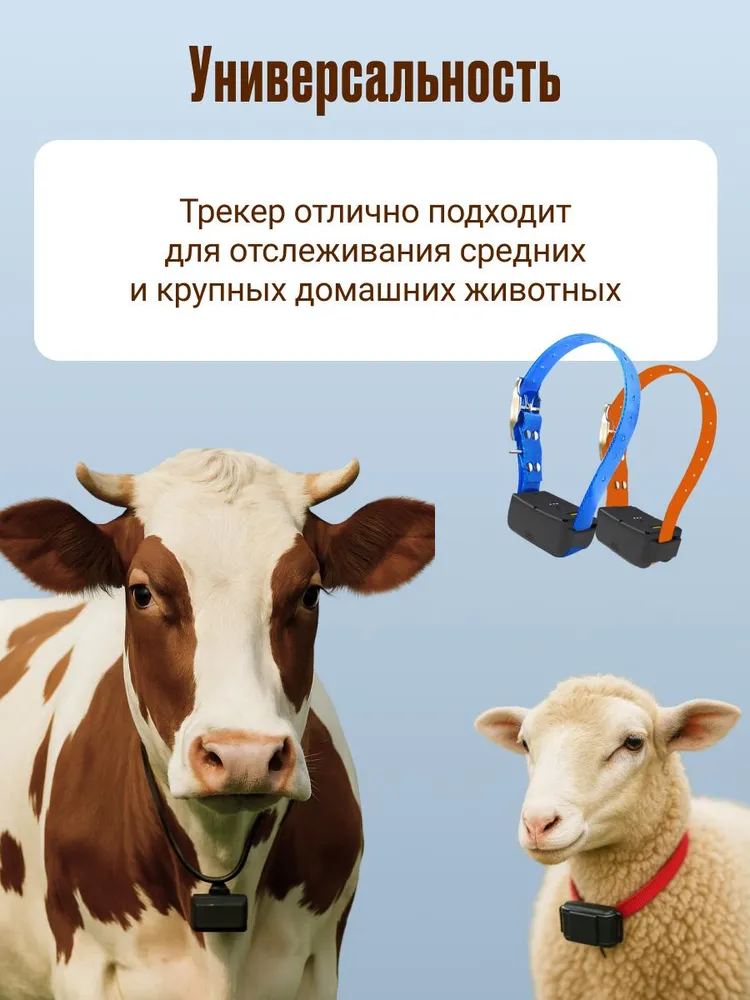 GPS трекер ошейник для животных TKSTAR TK919 4G, 4 г, фото 2