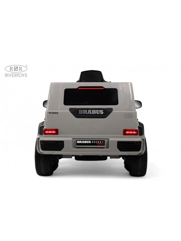 Детский электромобиль BRABUS MINI Z999ZZ серый, серый, фото 6