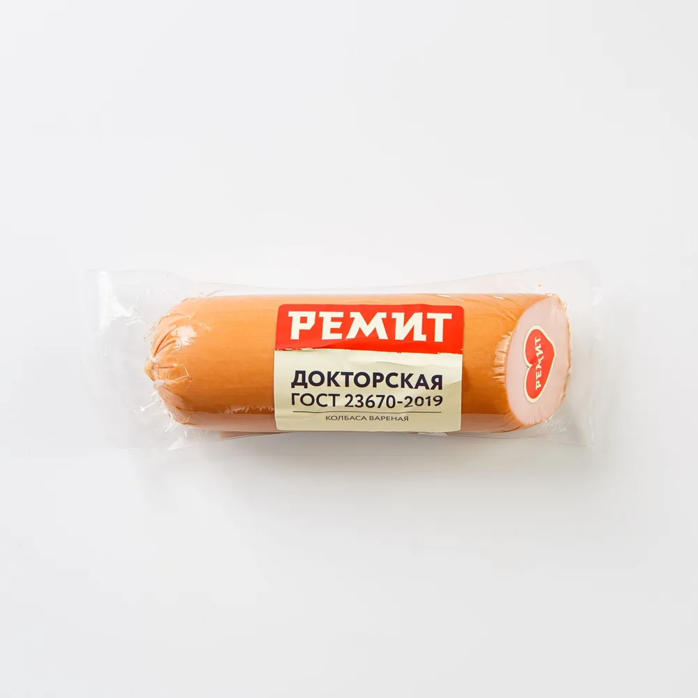 Колбаса Докторская 320 г, Ремит, вареная, 320 г