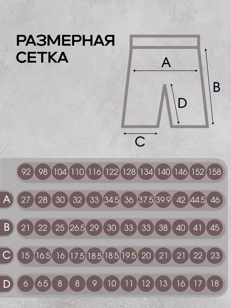Шорты, 1 шт, 1 шт, фото 2
