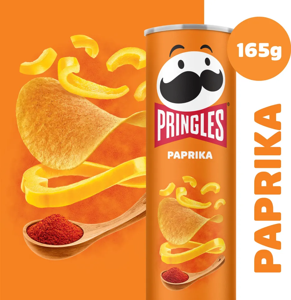 Картофельные чипсы Pringles Паприка 165 г, 165 г, фото 2