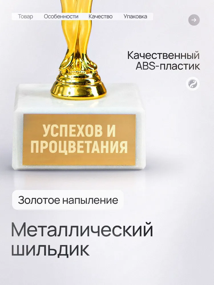 Статуэтка подарочная сувенирная Начальнице, вариант, фото 3