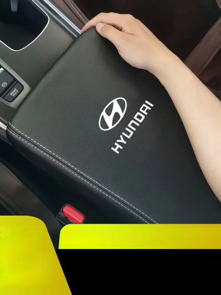 Чехол на подлокотник для Hyundai Creta, 2015-2019, Искусственная кожа, вариант, фото 2