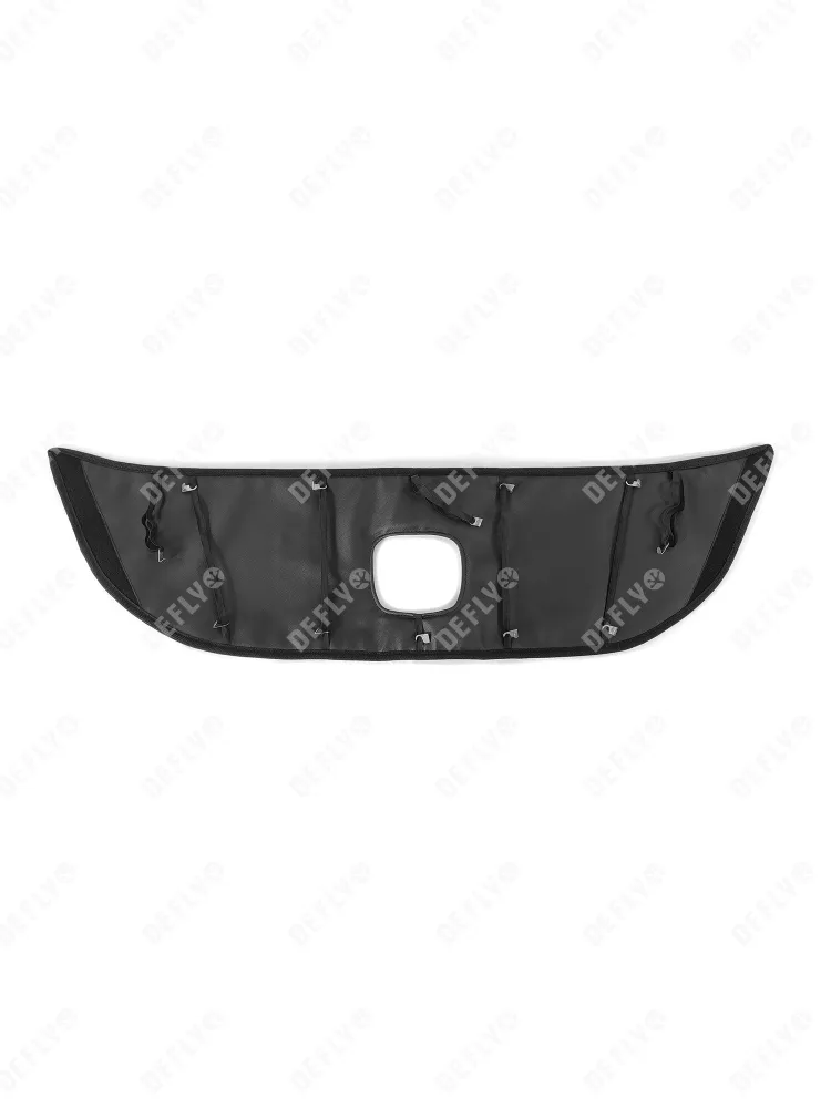 Утеплитель радиатора для Honda CR-V (RE, RM), 2012-2015, экокожа черная, черный, фото 4