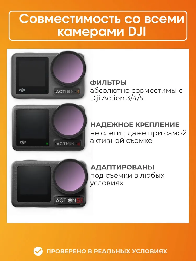 Нейтральный (ND) светофильтр, черный, черный, фото 4