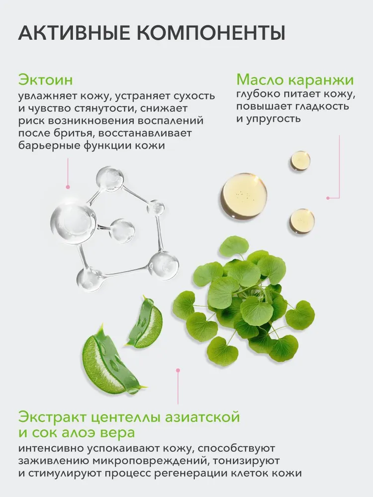 Cafe Mimi / Крем после бритья и депиляции SMOOTH TOUCH, 300 мл, 300 мл, фото 3