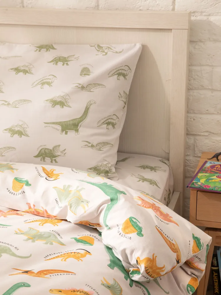 Cozy Home, Постельное белье 1.5 спальное, поплин, Динозавры/Dinosaurs, вариант, фото 4