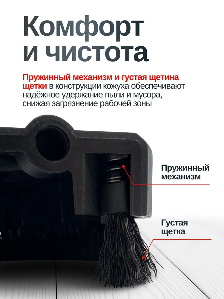 Кожух для болгарки Hitman защитный вытяжной для УШМ, шлифовальный кожух, вариант, фото 3