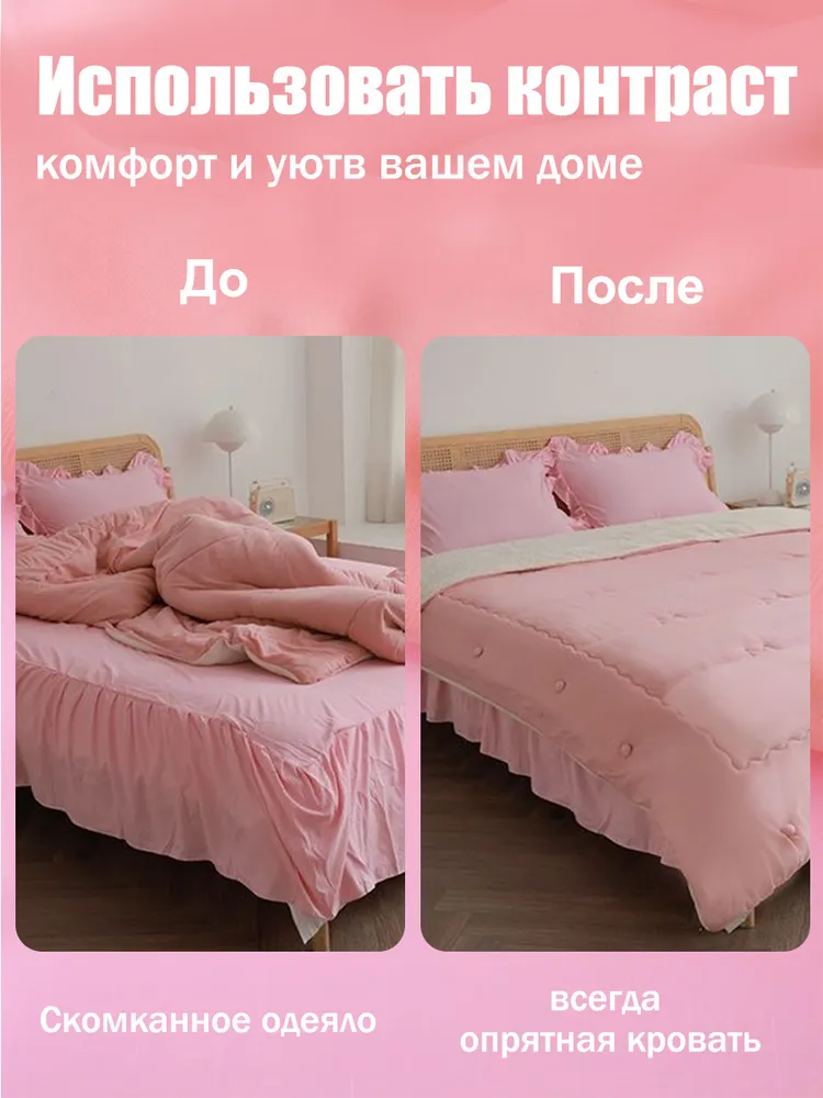Фиксатор для пододеяльника, зажим для одеяла с металлической иглой, набор 12 шт, светло-серый, 12 шт, фото 3