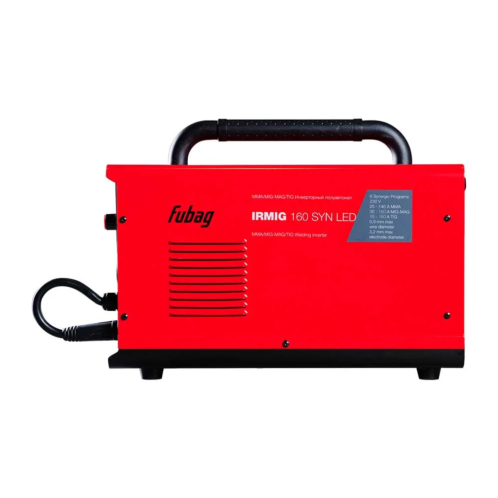 Сварочный полуавтомат без газа/с газом FUBAG IRMIG 160А SYN LED 4в1 (ММА / MIG/MAG / TIG Lift / FLUX), вариант, фото 5