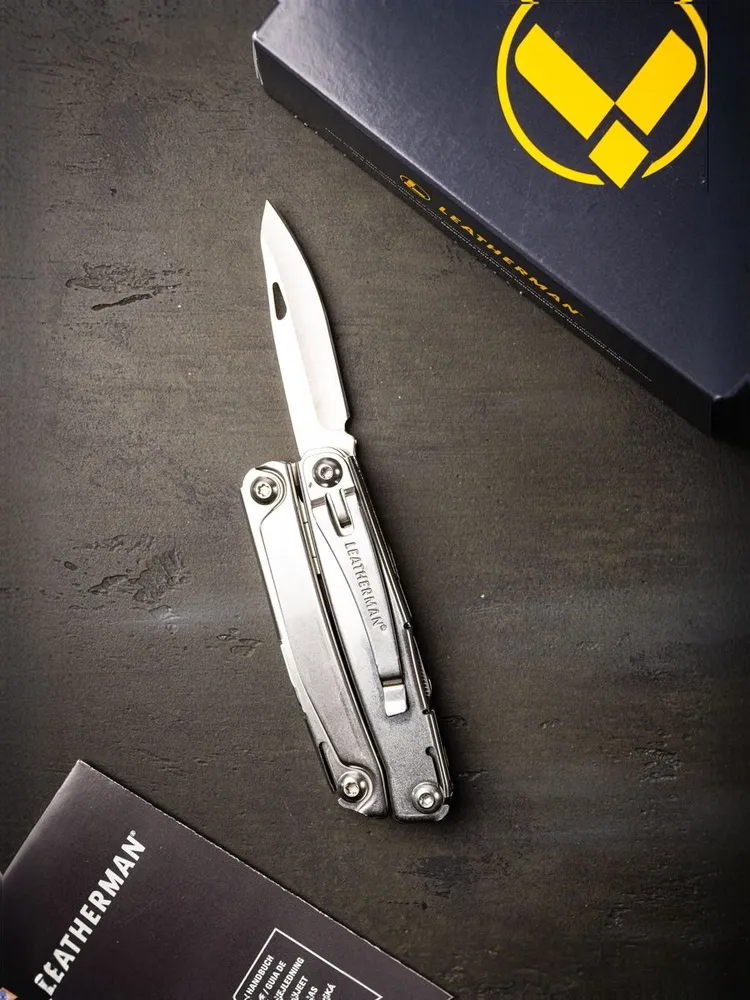 Мультитул Leatherman Rev 832130, 14 инструментов, серебристый, серебристый, фото 3