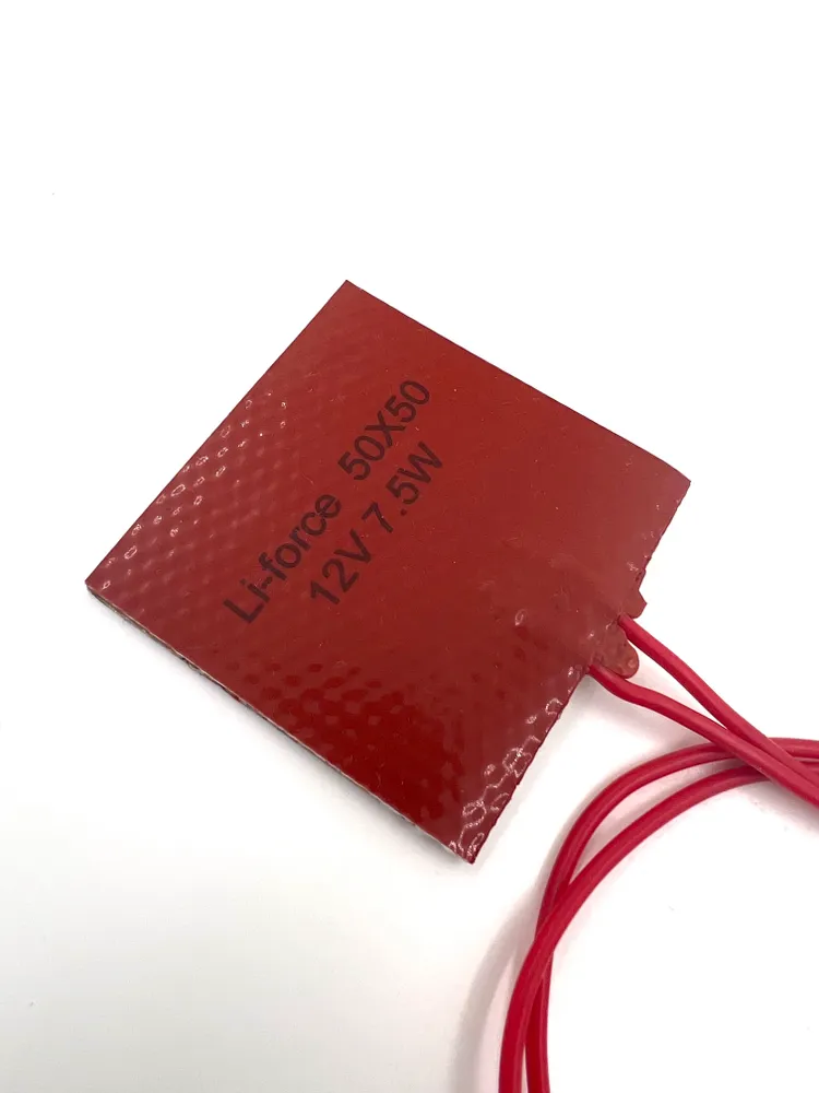 Нагревательная пластина 50х50мм (12V-7,5W/h3, 19 Ом) LFH-12021sg на клейкой основе, 50x50 мм, фото 5