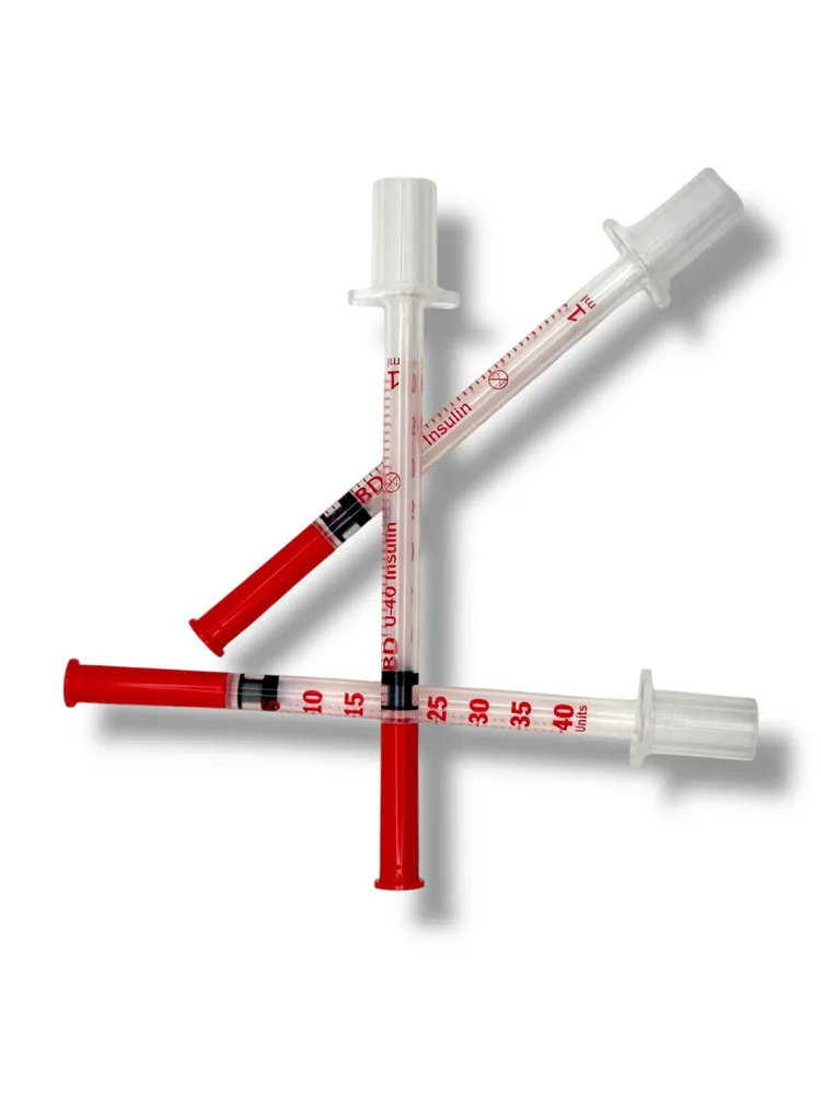 Шприцы инсулиновые BD Micro-Fine Plus 1 мл U-40, игла 30G x 8 мм, 10 штук, 1 мл, 30 г, фото 6