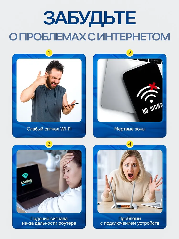 Усилитель Wi-Fi-сигнала ретранслятор wifi точка доступа репитер 2.4 ГГц, вариант, фото 2