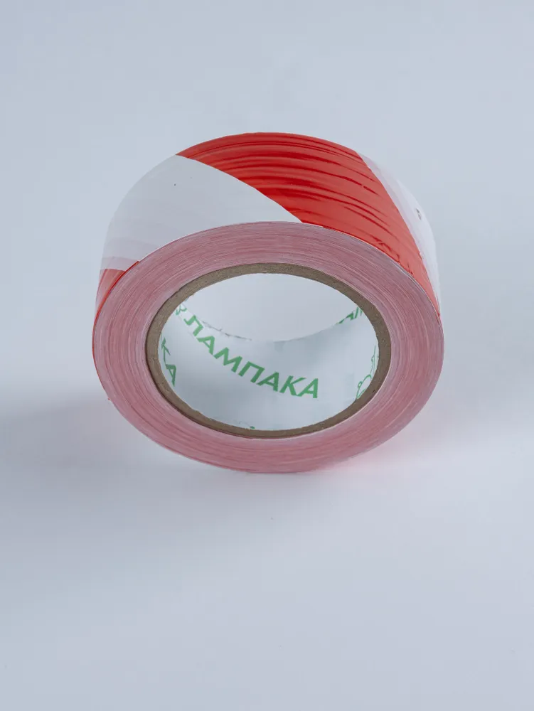 Лента сигнальная оградительная красная, 200 м * 48 мм, 200 м, фото 6
