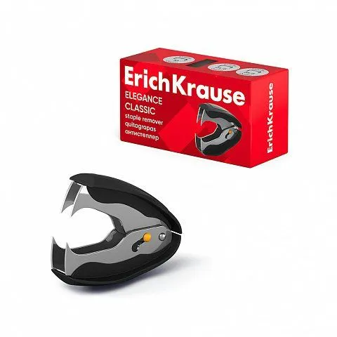 Антистеплер с фиксатором Elegance черный ErichKrause, черный