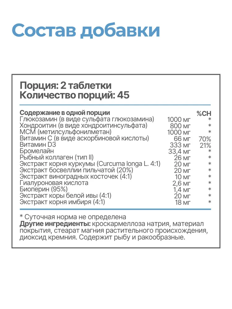 Витамины для суставов Joint Repair SNT, 90 шт, 90 шт, фото 3