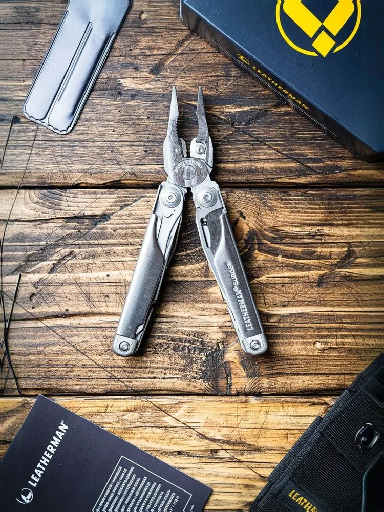 Мультитул Leatherman Surge 830165, 21 инструмент, серебристый, серебристый, фото 2