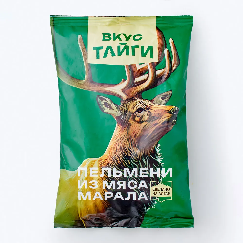 Пельмени из мяса марала 800 г, Вкус тайги, 800 г
