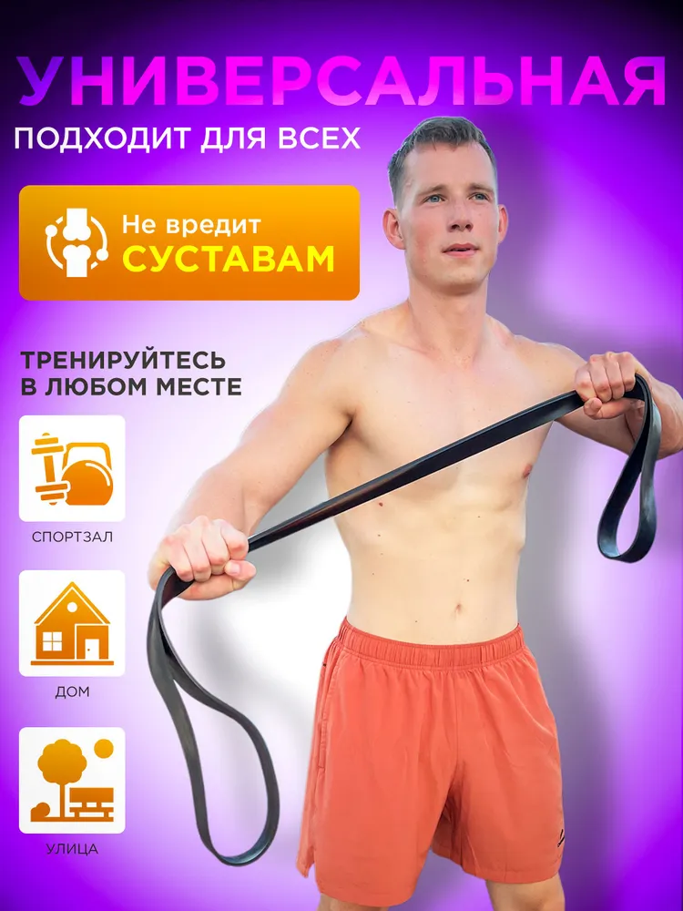 Резинки для подтягивания и фитнеса, вариант, фото 4