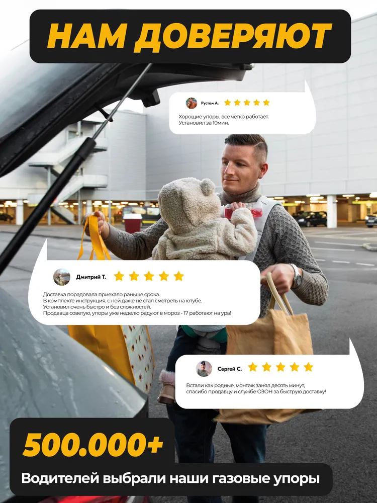 Амортизаторы капота для KIA SORENTO BL; 2002-2011; (1 поколение); газовый упор; лифт для Киа Соренто GETLIFT, вариант, фото 5