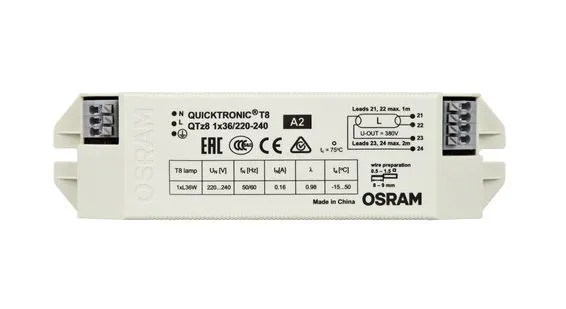 ЭПРА для люминесцентных ламп QTz8 1х36/220-240 OSRAM. Электронное пускорегулирующее устройство 1шт, 1x36, 1 шт