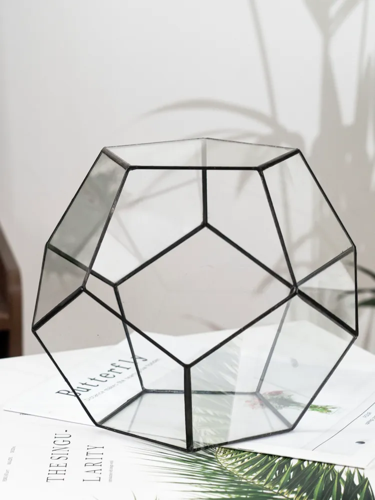 Ваза для флорариума из стекла , колба для растений Тиффани / Geo Glass, вариант, фото 2