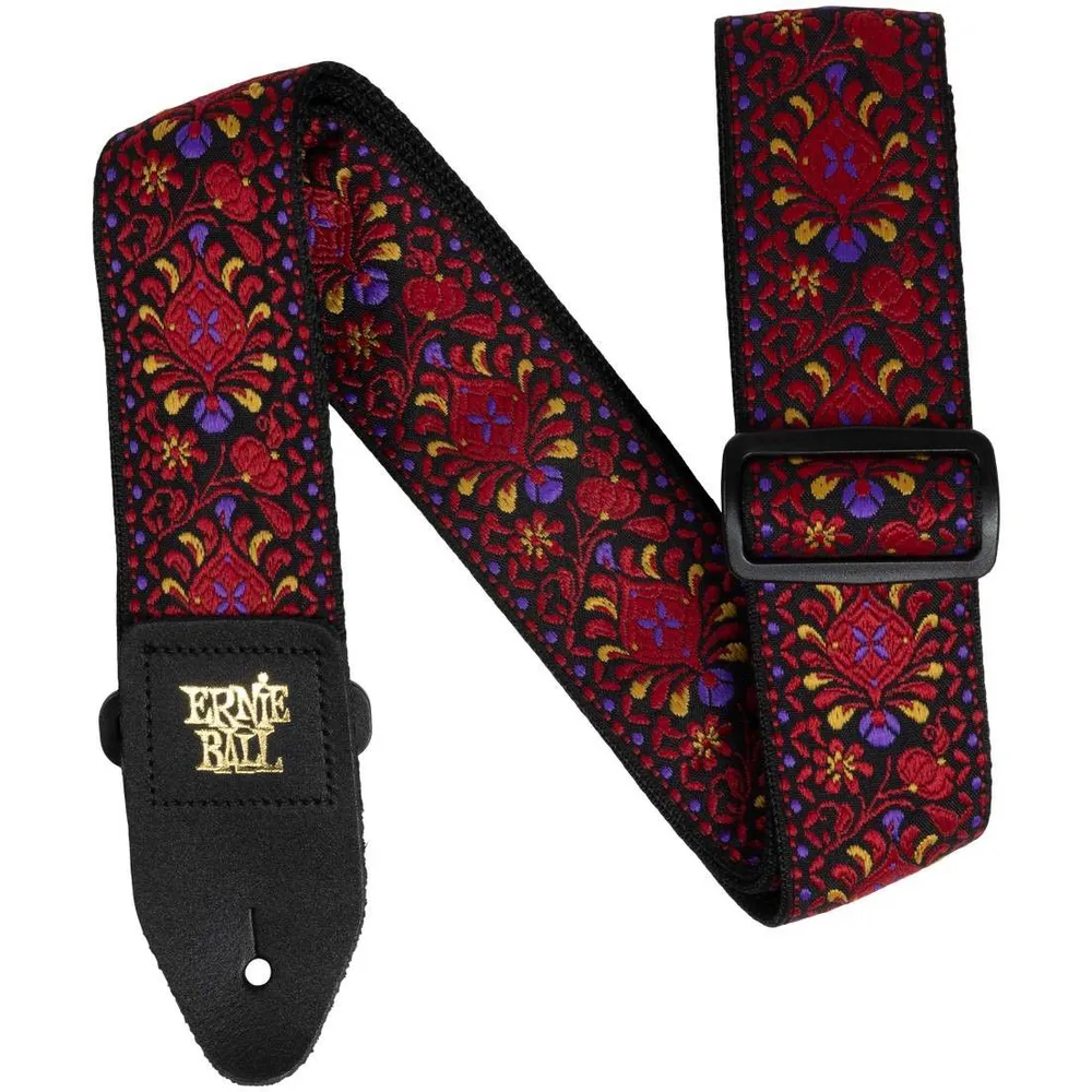 Ремень для гитары, ERNIE BALL 5369 Jacquard Crimson Royal Bloom, вариант