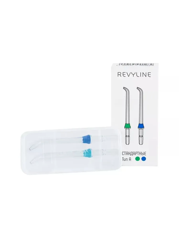 Насадки на ирригатор Revyline стандартные, тип А для моделей RL 100, RL 500, RL 800, RL 900, сменная насадка для ирригатора, набор из 2 шт., 2 шт, фото 5