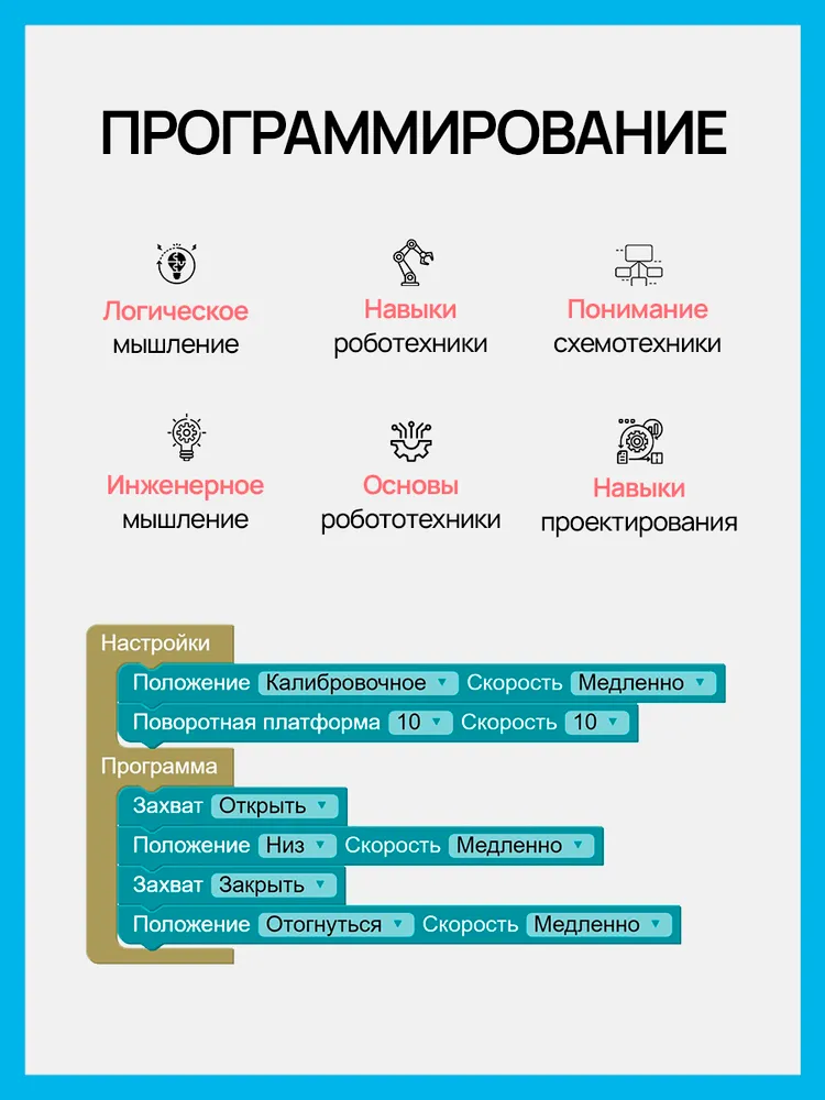 Набор робототехники arduino Квадропод / Enjoy Robotics / программируемый конструктор, вариант, фото 5