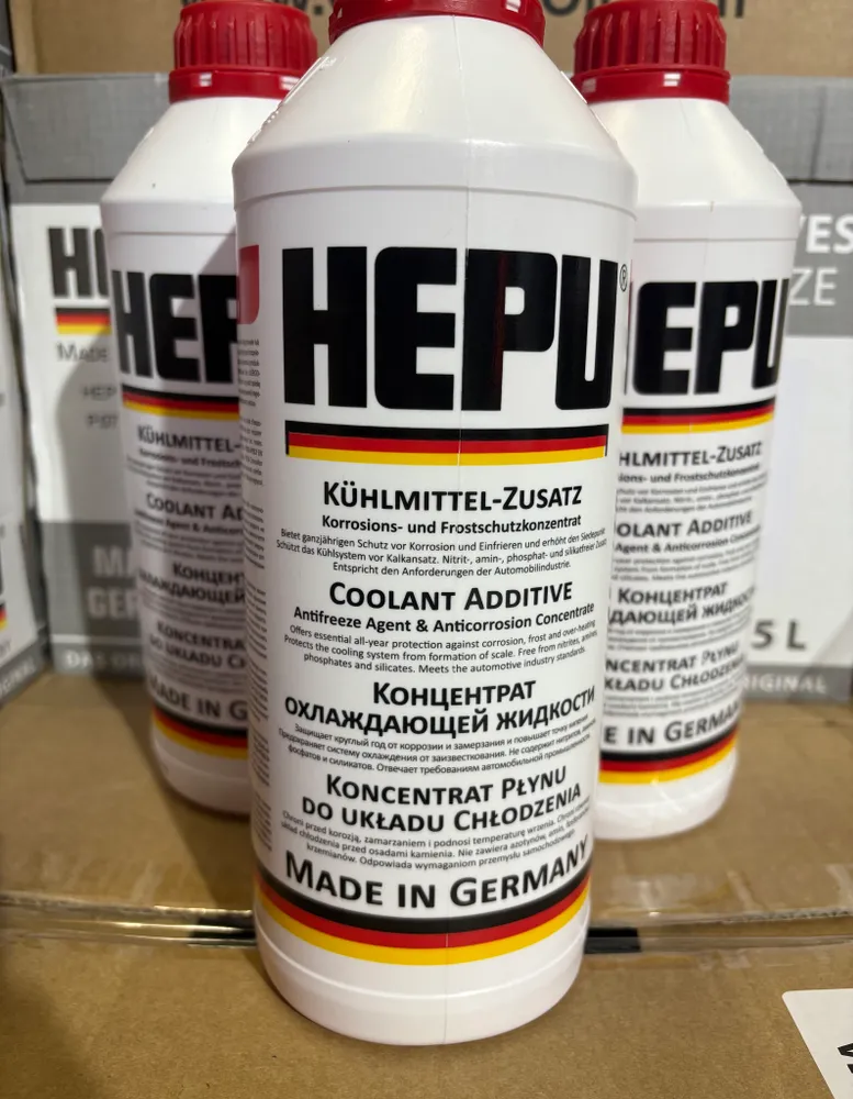 HEPU Антифриз Coolant G12 концентрат красный 1,5 л P999G12, 1,5 л
