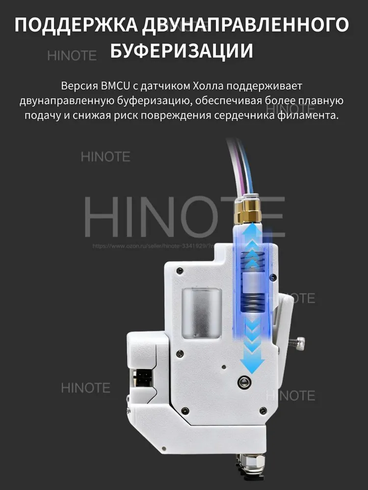BMCU Hall 370c Многоцветная сменная для бамбуком A1 & A1 mini 3D-принтеров AMS lite принтер, вариант, фото 3