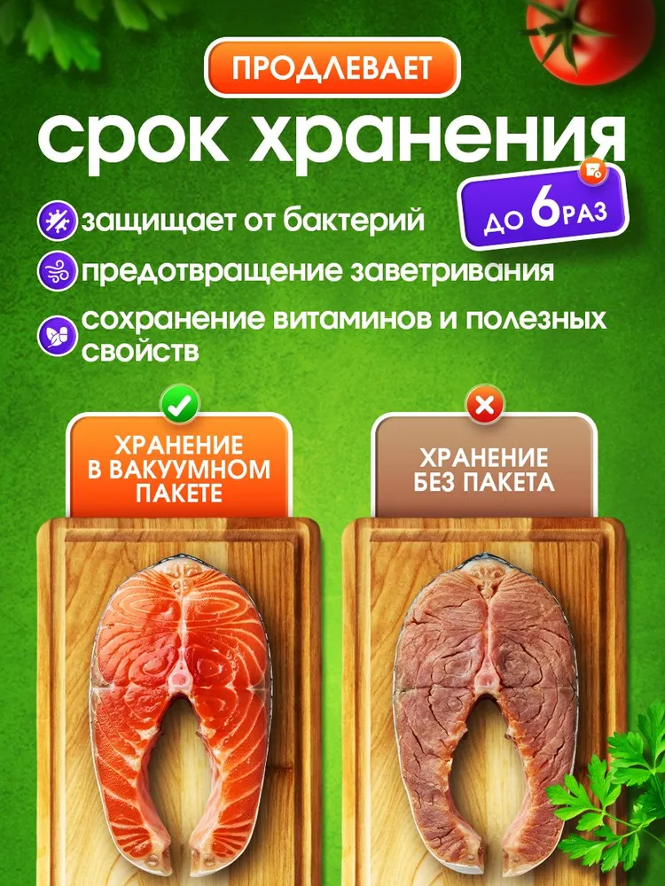 Пакеты для вакууматора, рифленые 12х500,15х500, 20х500, 25х500, 28х500, 5 рулонов, вариант, фото 6
