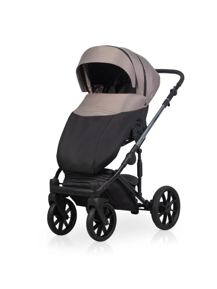 Коляска 2в1 RIKO NANO THERMO 11 Cappucino (т.беж ткань), вариант, фото 5