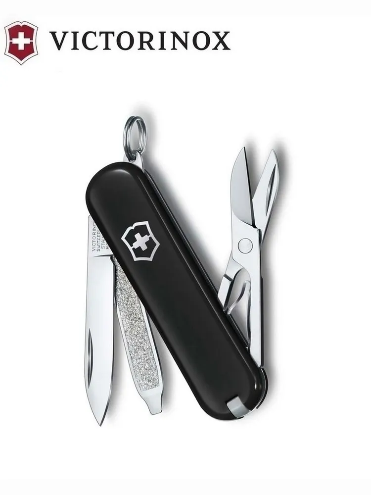 Нож-брелок VICTORINOX Classic SD 0.6223.3G Dark Illusion, 58 мм, 7 функций, вариант, фото 3