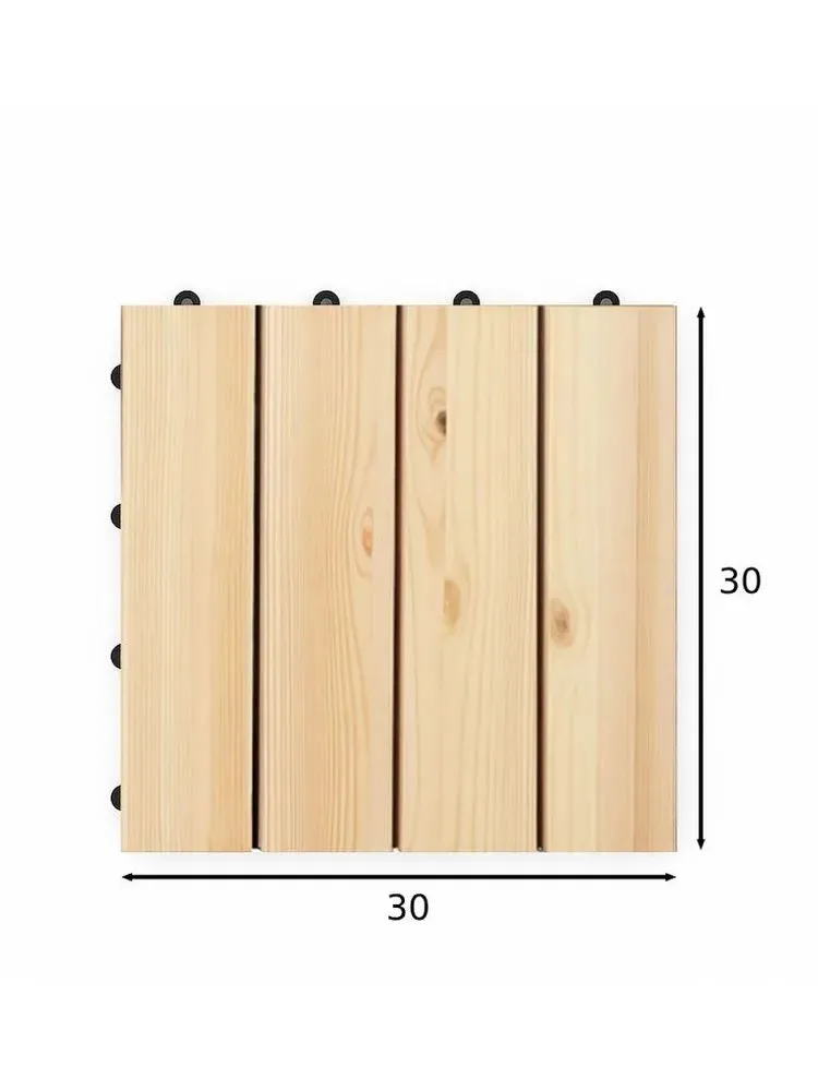 Покрытие модульное из массива ВЫЛЬГОРТ 30х30х3 без отделки, 8 шт., 30x30x3, 12 шт, фото 4