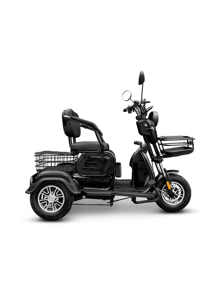 Электротрицикл TRION COMPASS 1000W 60В 20Ач Li-ion (Черный), 60В, фото 3